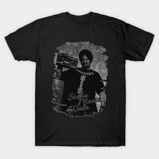 Sidhu Moose Wala \\ Brush art T-Shirt